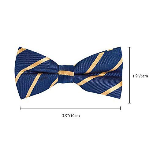 OUMUS 5 Pack Elegant Stylish Adjustable Pre-tied Bow Tie for Boys Toddler Small Child