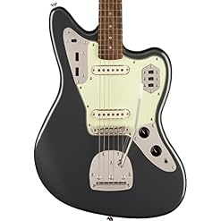 Squier FSR Classic Vibe ’60s Jaguar®, charbon givré métallisé - Les Beatles, Paul McCartney, John Lennon, RIngo Starr, George Harrison Squier FSR Classic Vibe '60s Jaguar®, charbon givré métallisé – Image 2