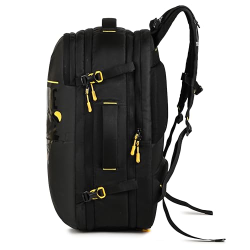 Image of HOT SHOT BAG OVERNIGHTER 0529|LAPTOP BACKPACK|OFFICE & COLLEGE BAG|HIKING TREKKING,TRAVEL BAG|SUITCASE COMPARTMENT|Rain cover|WATER RESISTANT |EXPANDABLE|BAG FOR MEN|60 L LAPTOP BAG FOR MEN AND WOMEN