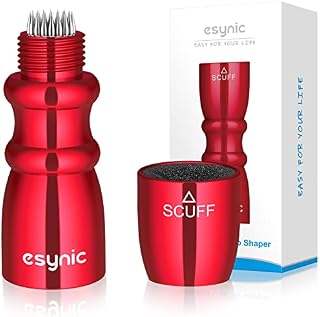 eSynic Popular Snooker Cue Tips Shaper 3 in 1 Pool Cue Tips Shaper Set Billiard Snooker Accessories Pool Cue Accessories Snooker Cue Tips Shaper 3 in 1 Tool - -Shaper, Scuffer, Aerator (Red)