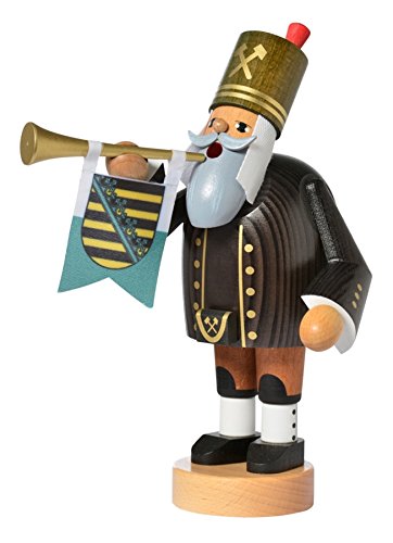 Figurine d'homme fumeur mineur à offrir pour passionnés de bois