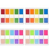 KICNIC 960-Piece 2" Colored Sticky Tabs for Binders, Books & Notebooks