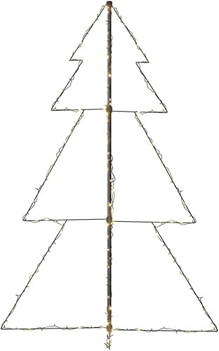 Miniatura 4 de Árbol de Navidad con 200 luces LED para interiores y árbol de Navidad preiluminado, árbol de Navidad artificial, árbol de Navidad con Luces, árbol