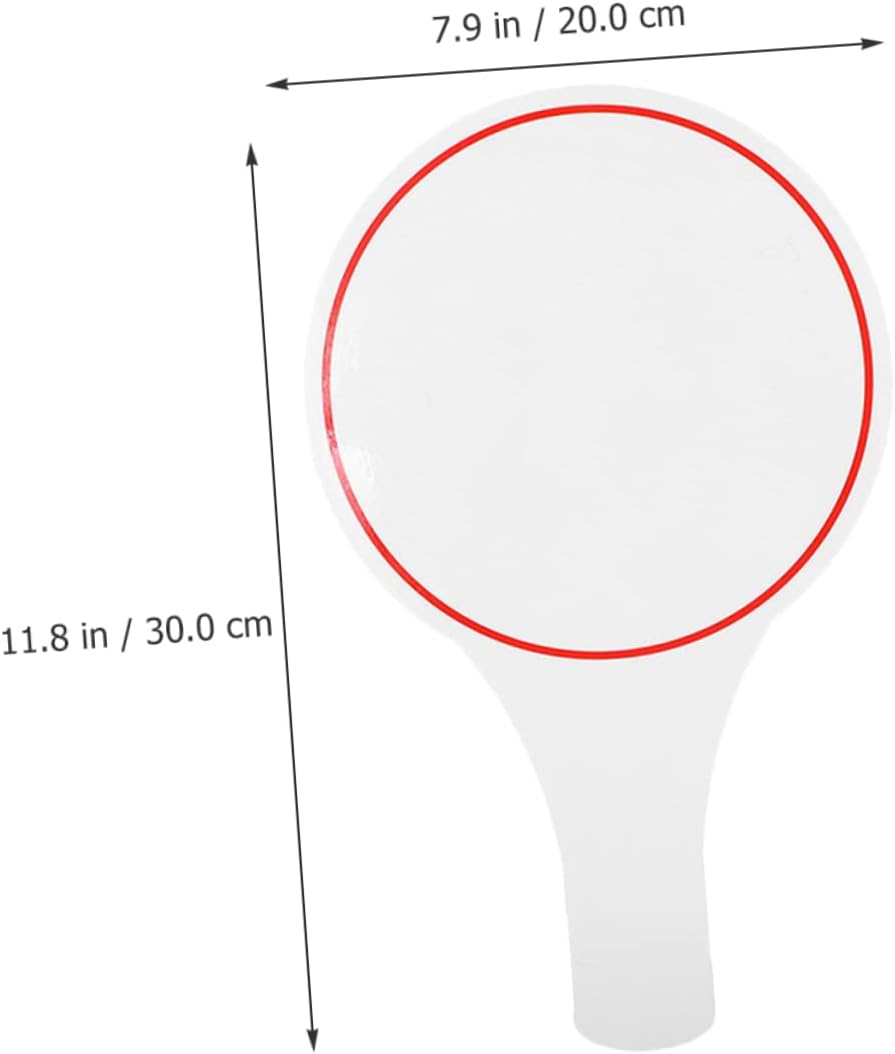 3pcs Multi-Function Scoring Board Hand Board Dry Erase Paddle Voting Paddle for Boys and Girls
