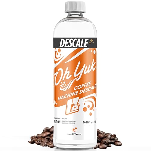 Image of Oh Yuk Coffee Machine Descaler - Cleaning and Descaling Solution Universally Compatible for All Brands and Machine Types: Breville, Delonghi, Nespresso, Keurig - 16 oz (1)