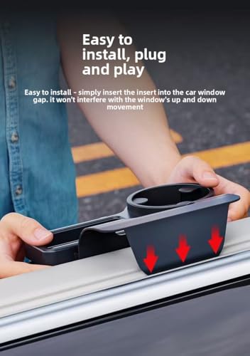 Organizador de Puerta para Auto 4 en 1 con Porta Vasos y Soporte miniatura 3