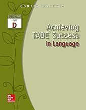 Achieving TABE Success in Language, Level D (Achieving Tabe Success for TABE 9 & 10)