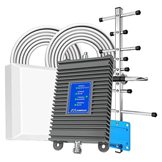 Cell Phone Signal Booster, Home Cell Phone Booster, Support All U.S. Carriers Verizon, AT&T & More, Signal Amplifier Repeater Enhance GSM 3G 4G LTE and 5G Signal Up to 5,000 Sq ft, FCC Approved Gray