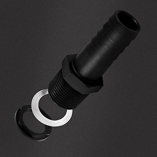 SAVITA 2 Sets PVC Bulkhead Fitting 1 Inch PVC Bulkhead Water Tank ...