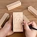 7 Pcs Basswood Blocks for Carving & Whittling - 2 Sizes (4x1x1 & 4x2x2 Inches), Premium Wood Set, Ideal for Crafts, Model Building, and Artisans (Carving & Whittling Wood)
