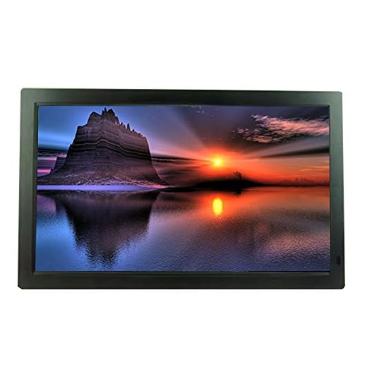 Digital Photo Frames 24-inch Photo Frame, IPS Screen, Wall-Mounted, high-Definition Advertising Player, Video Player, Electronic Photo Album (Black Color, White Color)