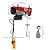 Electric Hoists, 1763lbs Electric Hoist with Wired Remote Control, 110V Electric Garage Attics Lift Crane Winch with Single/Double Slings for Lifting in Factories, Warehouses, Construction Site