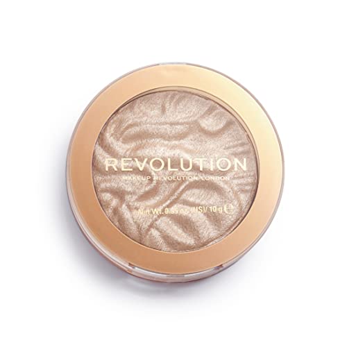 Makeup Revolution Highlight Reloaded, Pigment Rich & Silky Formula, Cruelty-Free & Vegan, Dare To Divulge, 0.35 Oz #TOP4