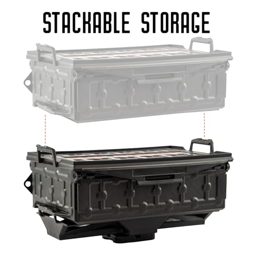 YakAttack Fully Loaded TracPak Combo Kit - Black | Includes 2 Stackable Storage Boxes | Quick Release Handle & Base | 3 Internal Trays | Track & Surface Mount Hardware | Made in USA by YakAttack - Image 2