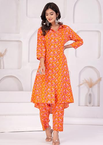 Image of TANISHA Women Co-Ord Set Kurta with Pant Set Outdoor Outfits Wear