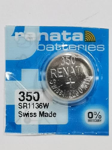 Batería botón para reloj Renata 350 miniatura 1