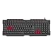 SPEEDLINK Ferus USB Negro - Teclado (USB, Juego, Alámbrico, USB, Negro, Universal)