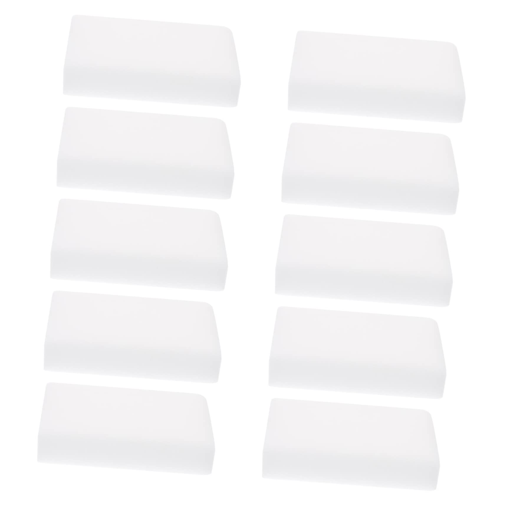 SEWACC 3sets DIY Felting Sponges High Density White Sponge Blocks Heat Shrinkable Accessories 8pcs*3