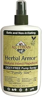 All Terrain Herbal Armor Natural Insect Repellent, DEET-FREE Pump Spray, 8 Ounce, Family-Size