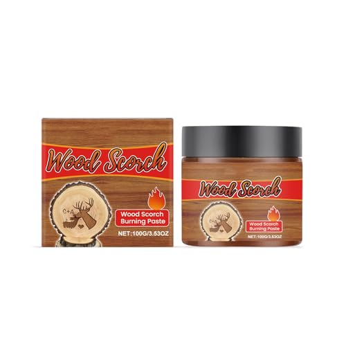 KOAHDE Pasta para quemar madera, marcador de quema de madera, pasta de madera de pirografía al aire libre, pastas de llama para accesorios de pirografía, para dibujo y manualidades, adecuado para