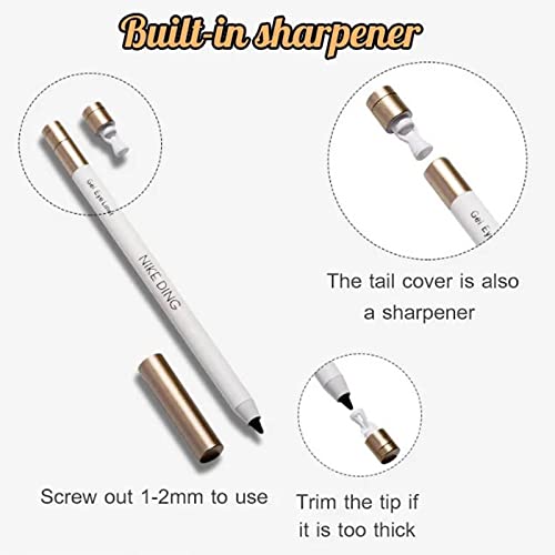 Fetnhu Heykomi Non-Smudging Waterproof And Long-Lasting Eyeliner Pencil, Heykomi Makeup Waterproof Eye Liner Pencils, Quick Drying Long Lasting Waterproof And Sweat Proof Eyeliner (2Pcs Black) #TOP4