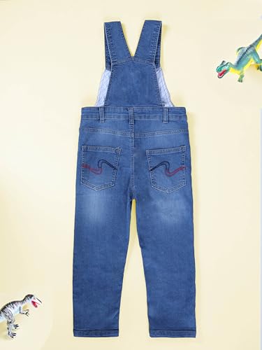 Image of KiddoPanti Boys Denim Dungaree Pant