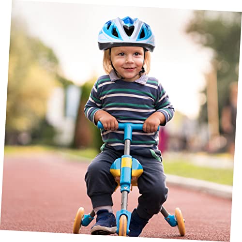 Casque de protection pour casque de sport bleu roller et cyclisme - 2