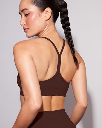 Image of PAVOI ACTIVE Yoga Racerback Bras for Women - Buttery Soft Low Support Scoop Neck Y-Back Thin Strap Sports Bra - FlexFlow