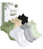 Vertkser Ankle Socks for Women,Breathable Bamboo Viscose Athletic Socks, Moisture Wicking for Sneakers Running Gym