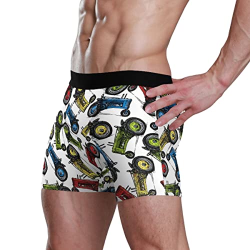 Men's Underwear Boxer Brief Breathable Boxers Trunks for Men, S M L XL XXL4