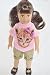 Brittany's Kitten Outfit Compatible with American Girl Mini Dolls