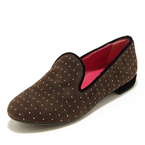 Ballerines marrons Angelina 181 pour femme en cuir souple taille 38