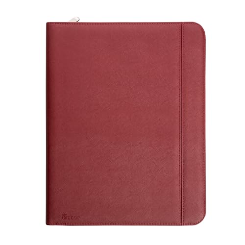Conférencier support document Vebon Berlin en similicuir rouge haut de gamme