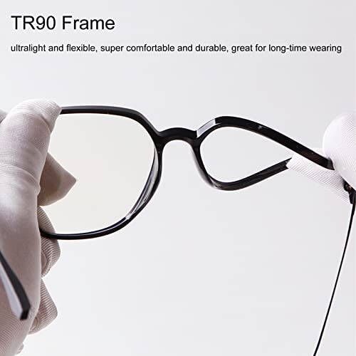 Image of Fashion TR90 Frame Blue Light Blocking Glasses Computer Glasses for Women Men