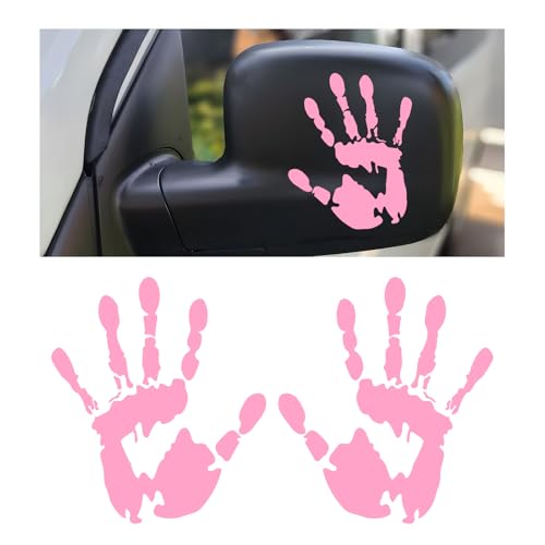 YTFRL 2 PCS Car Wave Stickers, Waterproof Side Mirror The