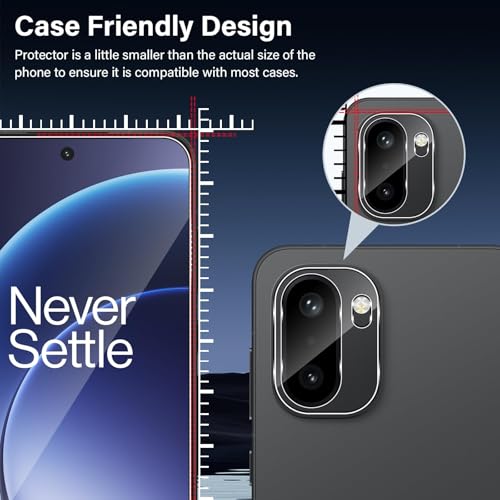 Image of PreCure (3+3 Pack) Screen Protector & Camera Lens Protector for OnePlus 15R - 9H Hardness Tempered Glass, Full Screen Coverage, Anti-Shatter, Bubble-Free Protection