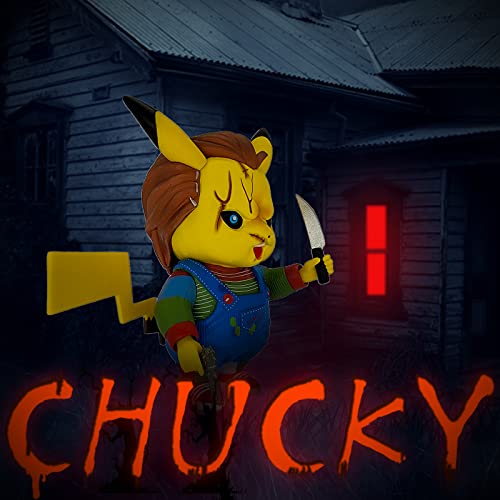 Childs Play Chucky Doll Good Guy Doll Cosplay Figure Halloween Decorations Collection Statue Model Toy Gift 4.33 Inch #TOP5