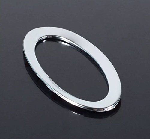 Emblema para volante de coche, cubierta de acero inoxidable, apta para Ford Fiesta, Kuga, Galaxy, Focus, Mondeo, Ecosport Fusion