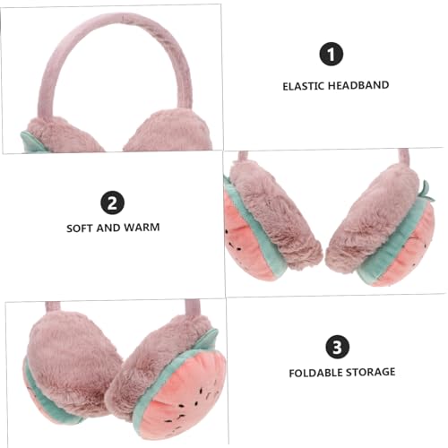 Boy Girl Ear Warmers Boys and Girls Warm Earmuff Ear Cover for Cold Weather Protection2