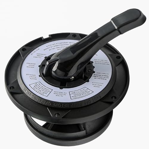 TTEEWIIG SPX0714BA Key Cover and Handle Assembly Compatible with Hayward Vari-Flo XL Valve Pro Series S210S/S220T2 SP0714T Multiport Valves and Sand Systems