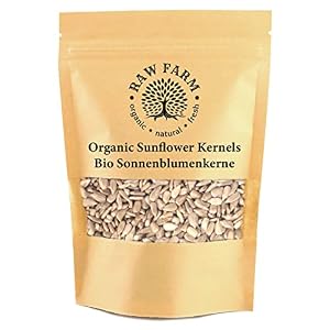 1 kg Bio Sonnenblumenkerne, Vollkorn, Glutenfrei, Sojafrei, Frisch Geschälte Samen