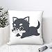 CBIUICLTD Uroczy pies chihuahua poszewka na poduszkę 45 cm x 45 cm, miękkie kwadratowe poszewki na poduszki, nowoczesna dekoracyjna poszewka na poduszkę na kanapę sofę do sypialni samochodu