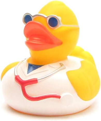 Badeente Arzt I Quietscheente I Duckshop I L: 8,5 cm