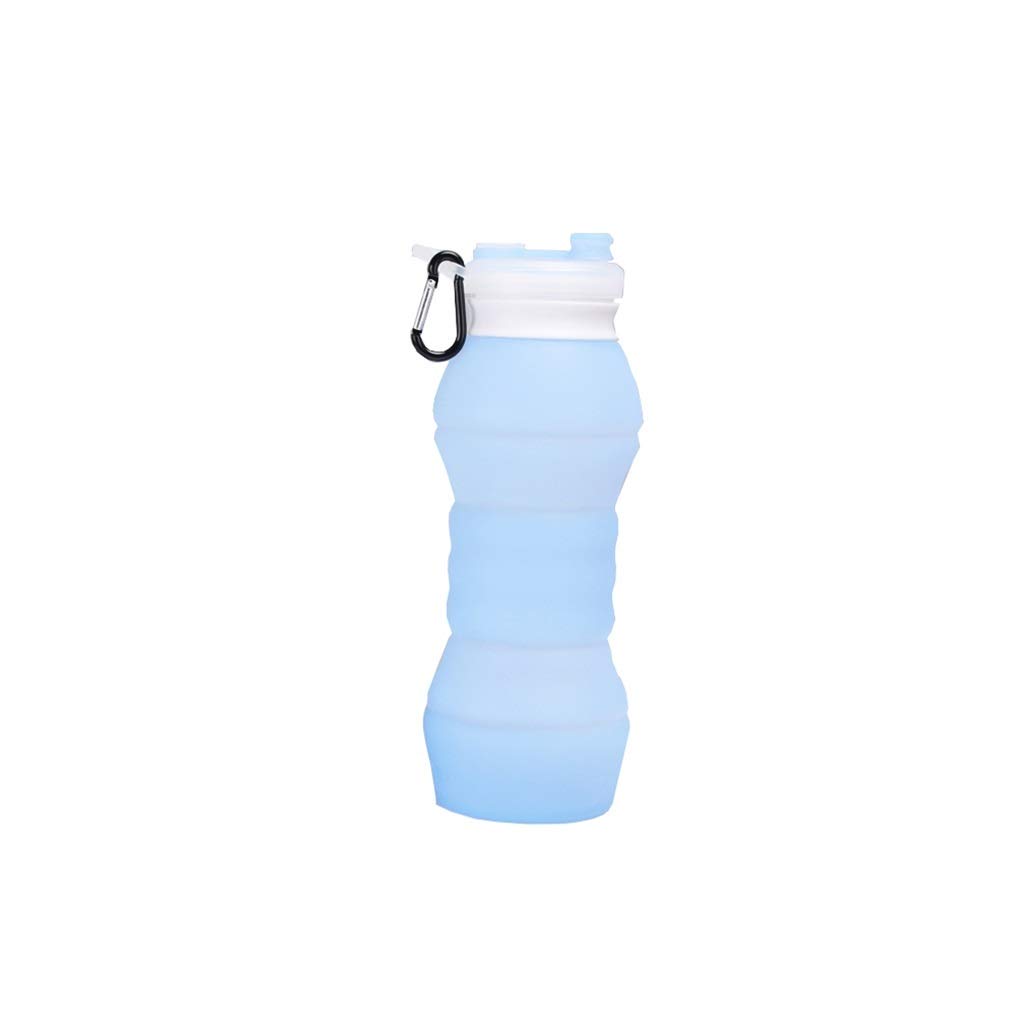 Faltbare Wasserflasche, Leicht Und Kompakt Auslaufsicher Hohe Kapazität Reise-Kompressionsbecher (5 Farben)