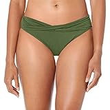 Seafolly Damen Twist Band Hipster Badehose, Ivy, 40
