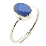 Material: 925 er Sterlingsilber, Stein: Lapis Lazuli