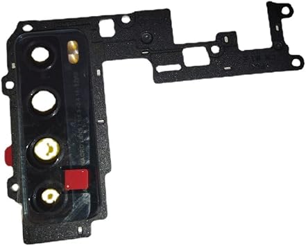 Rear Back Camera Lens Frame Cover Bezel Replacement for TCL 20 SE T671 T671H Black