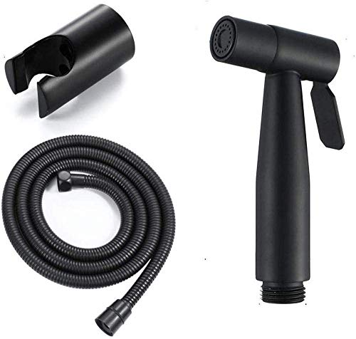 Pistolet de pulvérisation de toilette noire pour éliminer les impuretés des WC