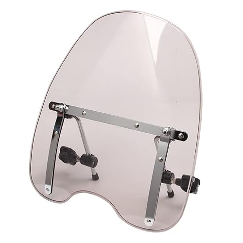 GYOUZA Motorcycle 7/8 and quot; and amp;1 and quot; Universal Smoke Windshield Windscreen for Harley for Honda Shadow ACE 750 for Spirit 1100 for Suzuki for Yamaha for Dyna