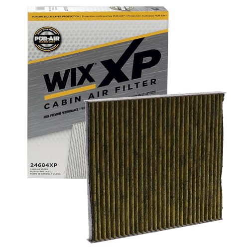 WIX 24684XP WIX XP Cabin Air Filter Replacement Triple-Layer Protection with Activated Carbon & Advanced Airflow Media Compatible With Hyundai (04-16) Kia (06-16)